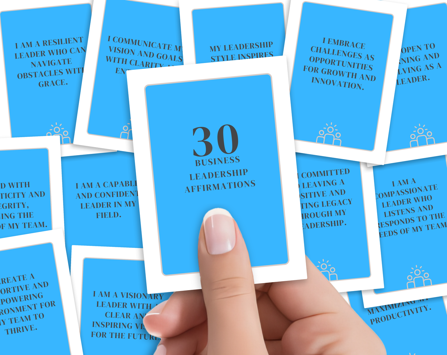 30 Business Leadership Affirmation Cards