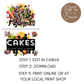 11th Birthday Food Labels