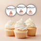 5th Birthday Cupcake Toppers Girl