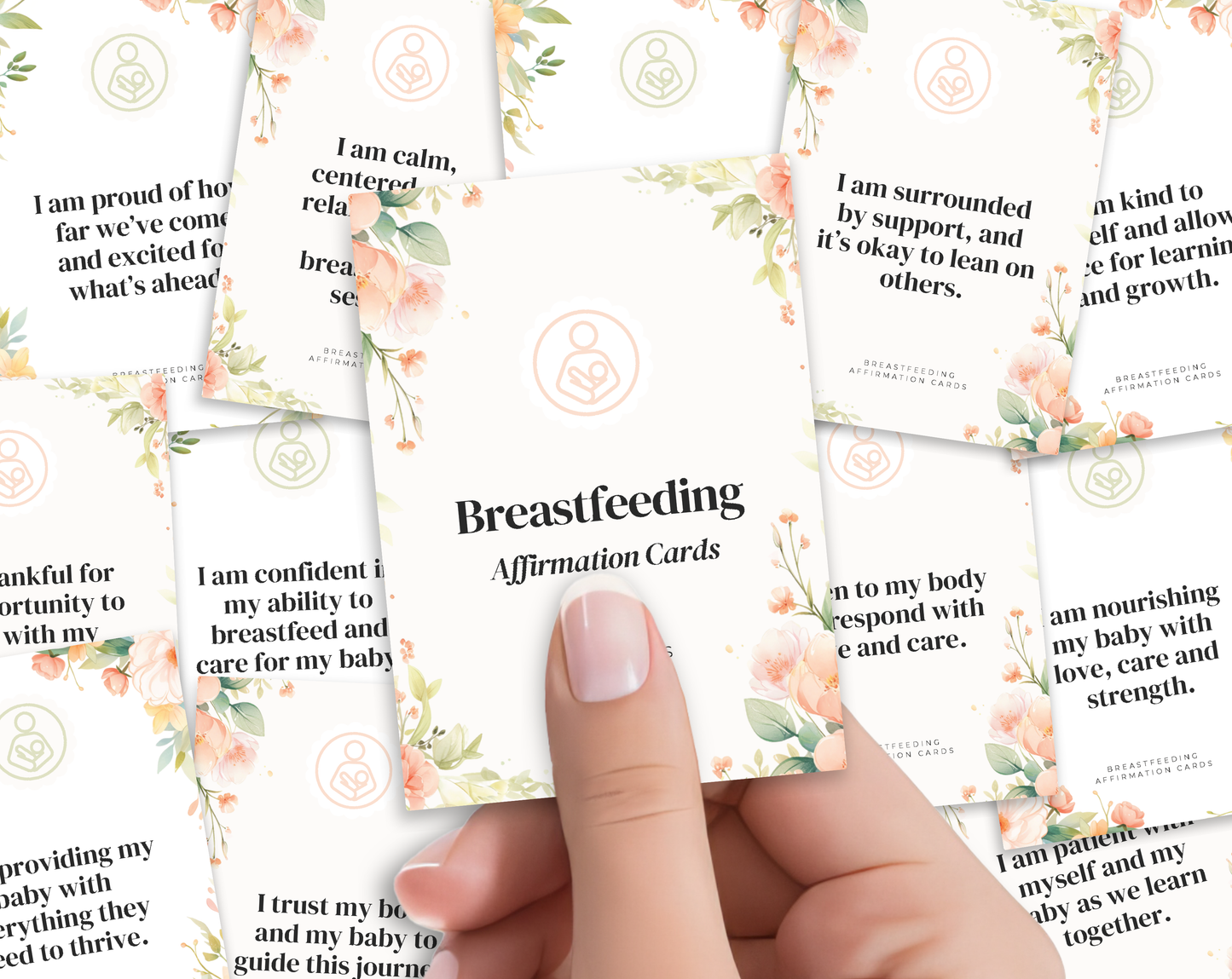 25 Breastfeeding Affirmation Cards