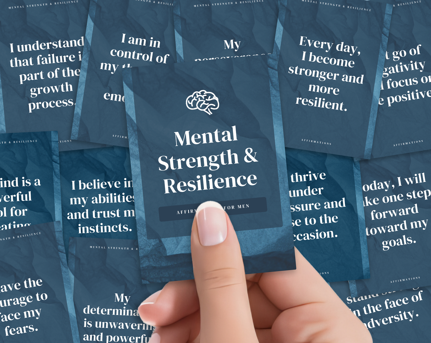 90 Mens Daily Affirmation Cards