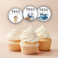 7th Birthday Cupcake Toppers Girl