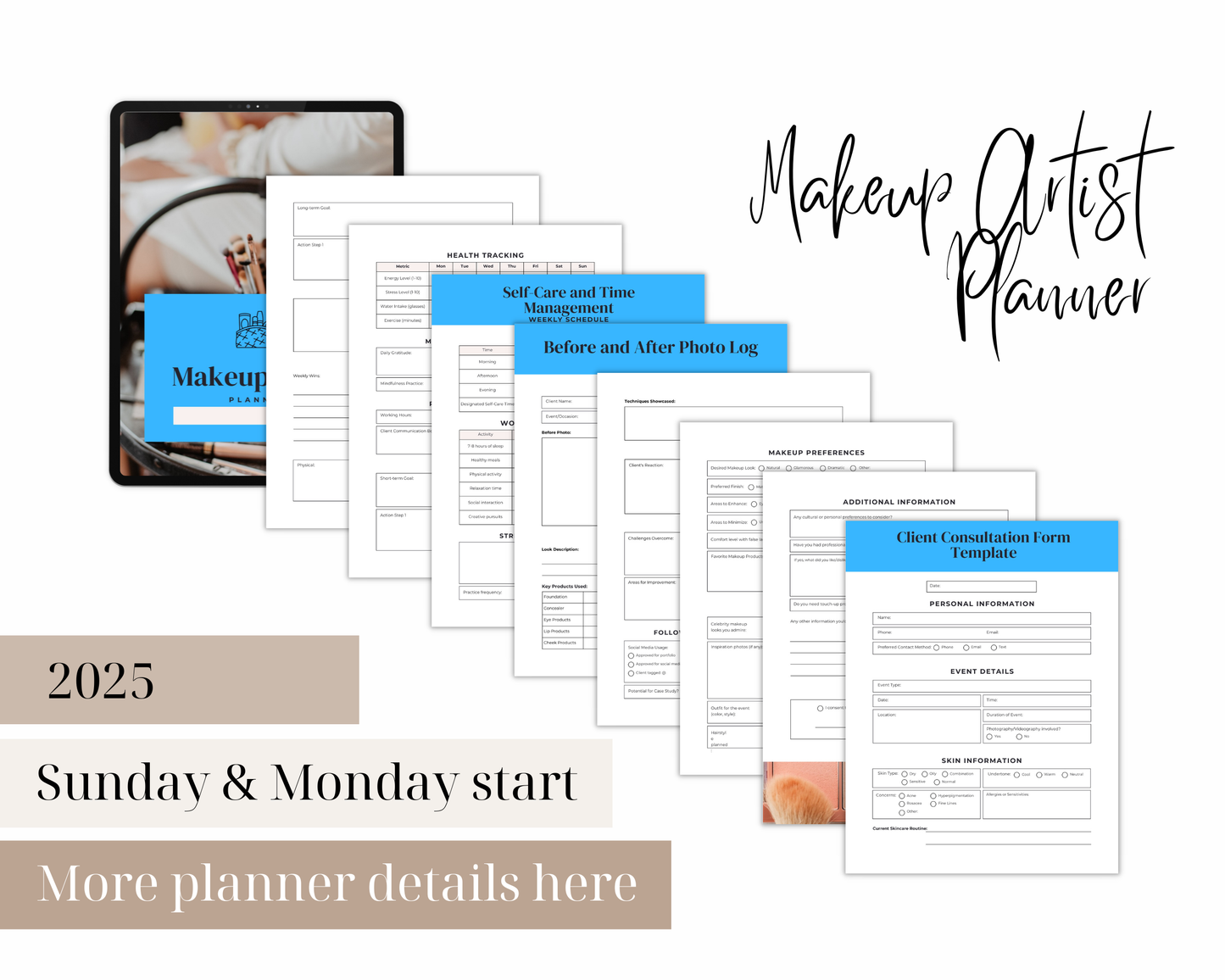 Makeup Artist Planner
