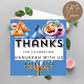 Hanukkah Thank You Tag