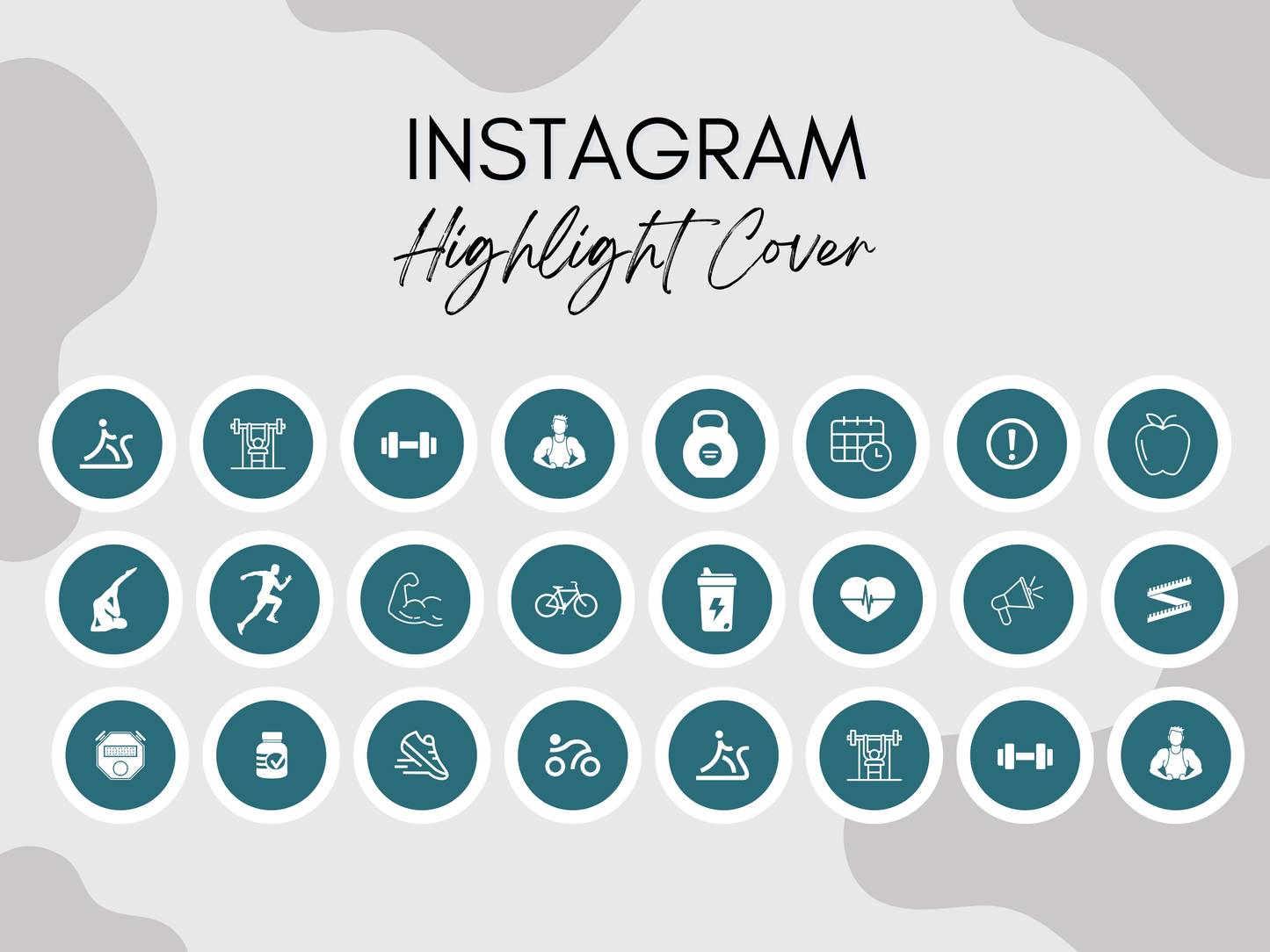 Fitness Instagram Highlight Covers
