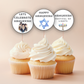 Hanukkah Cupcake Toppers