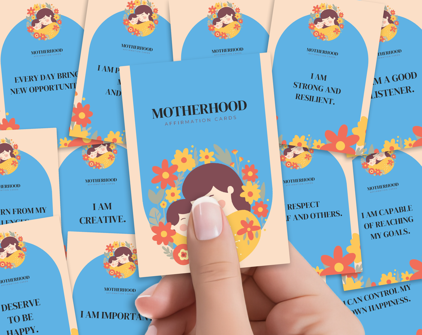55 Motherhood Affirmation Cards