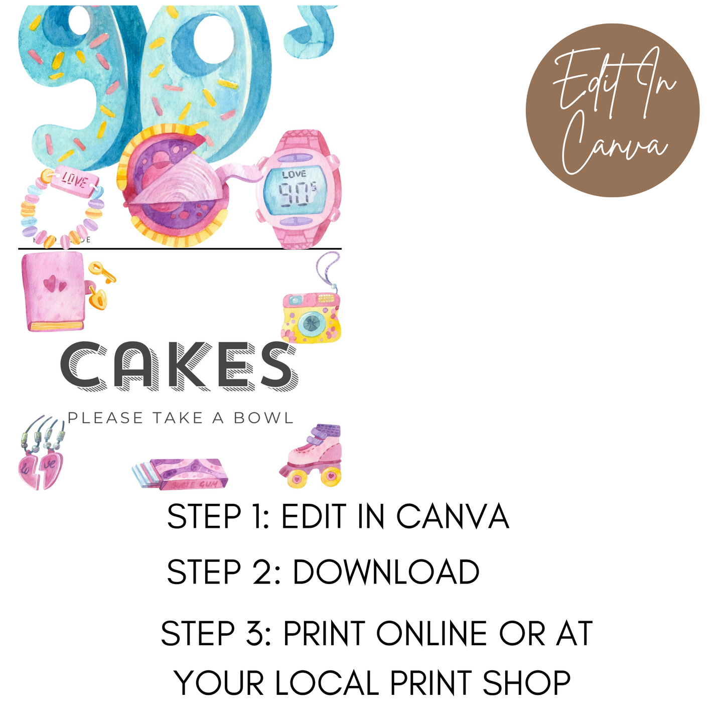 14th Birthday Food Labels