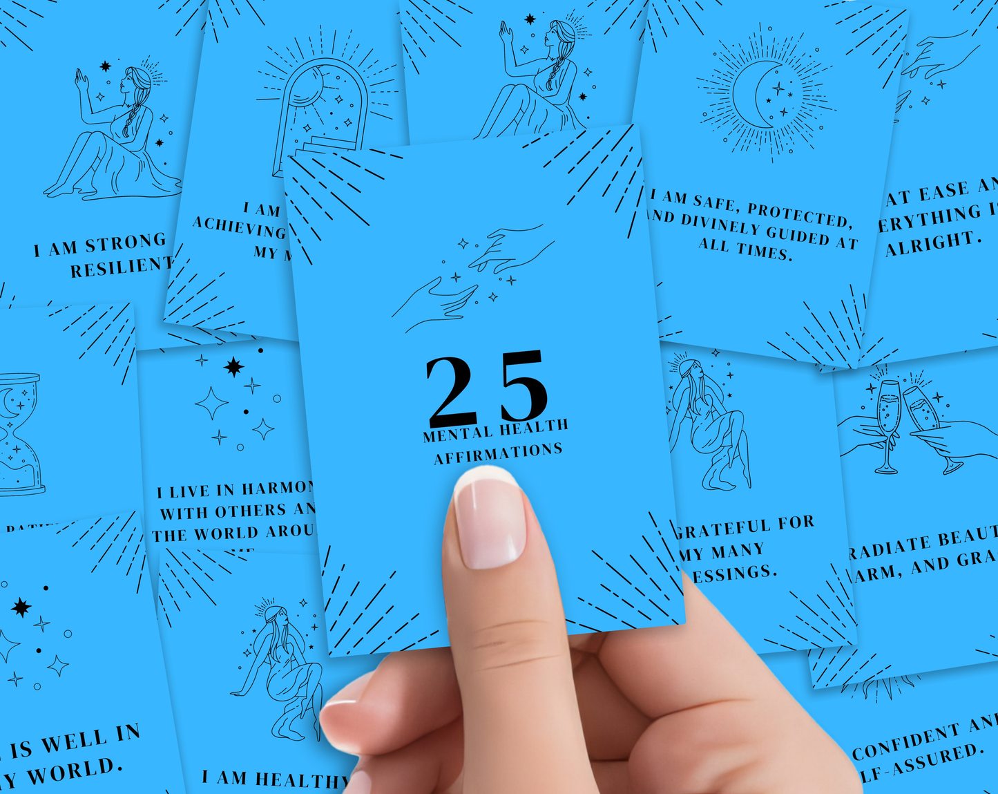 25 Mental Health Affirmation Cards