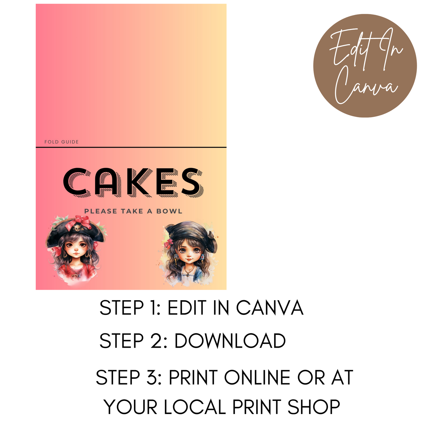 3rd Birthday Food Labels