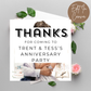 Anniversary Thank You Tag
