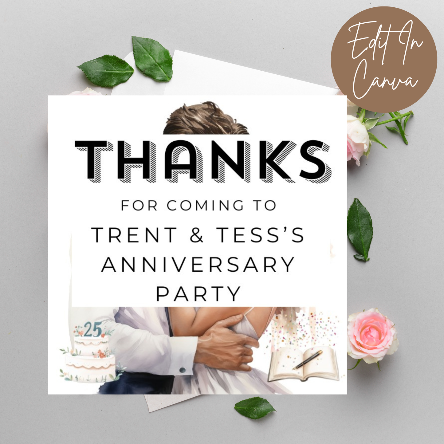 Anniversary Thank You Tag