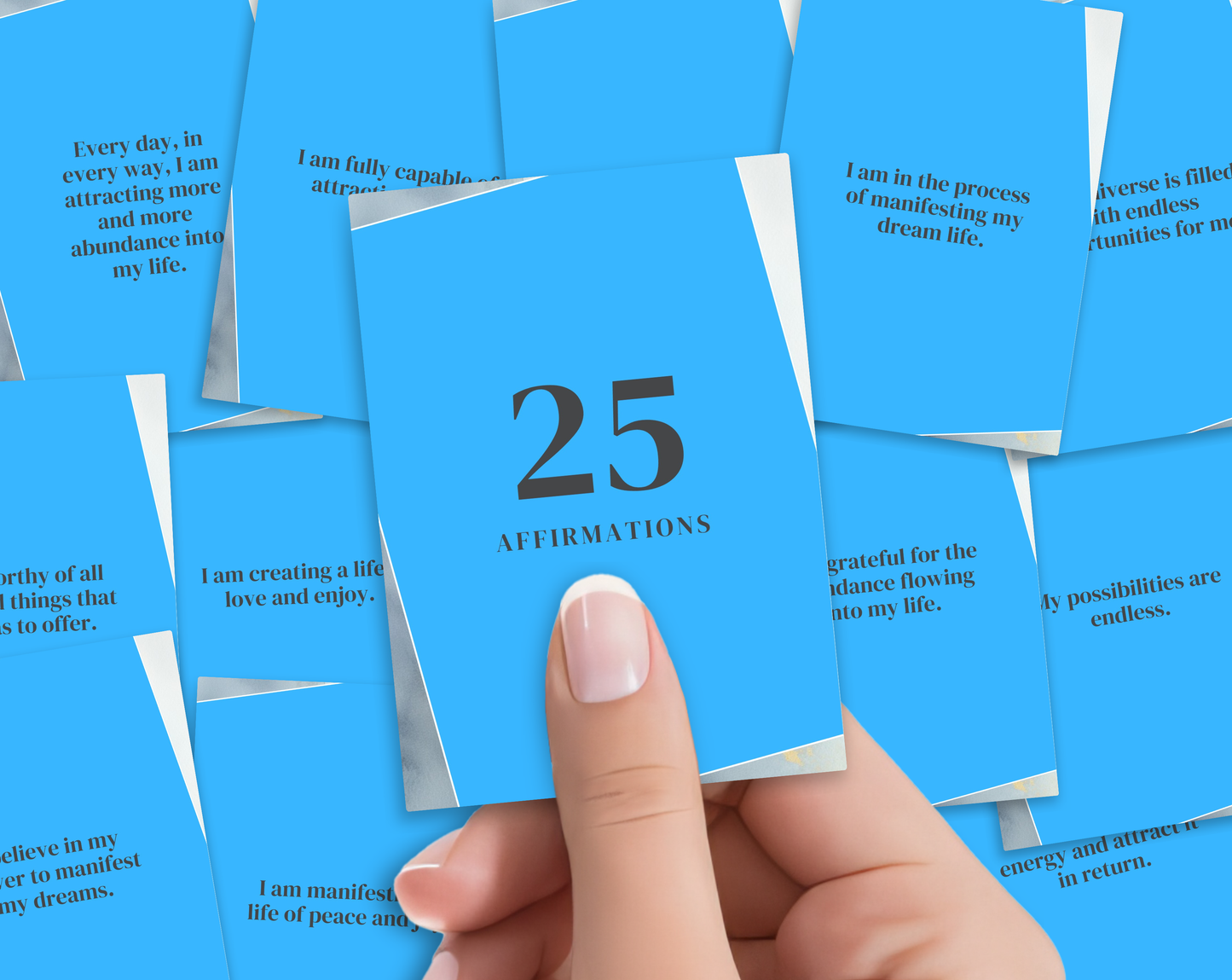 25 Manifestation Affirmation Cards