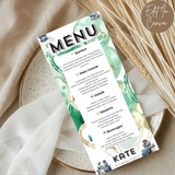 80th Birthday Menu Female