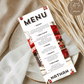 80th Birthday Menu