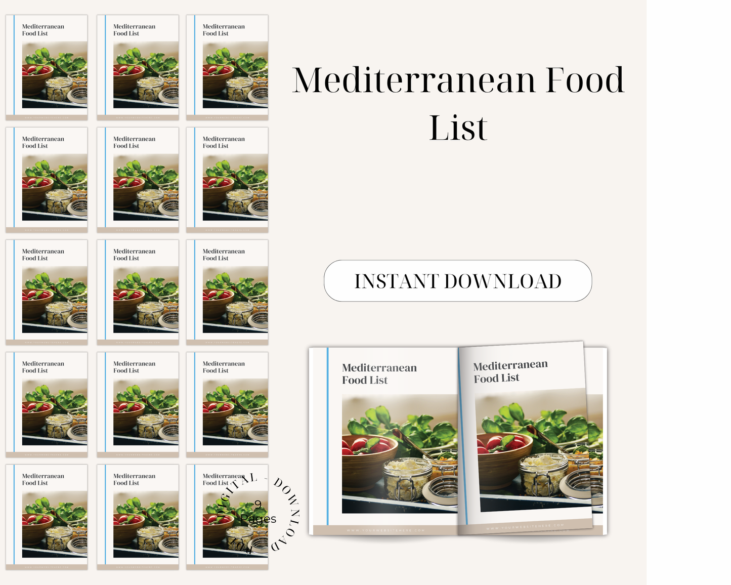 Mediterranean Food List