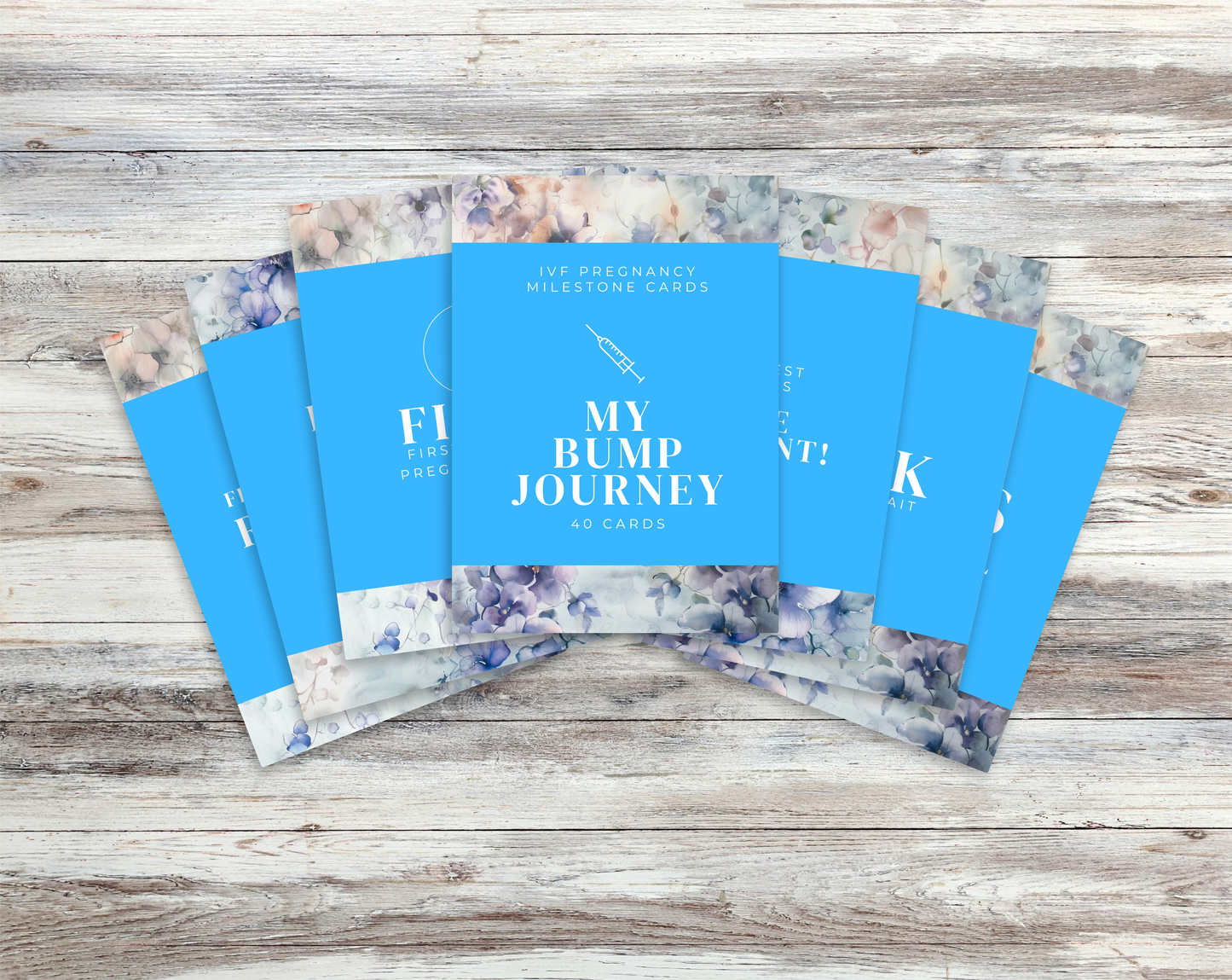 40 IVF Pregnancy Milestone Cards