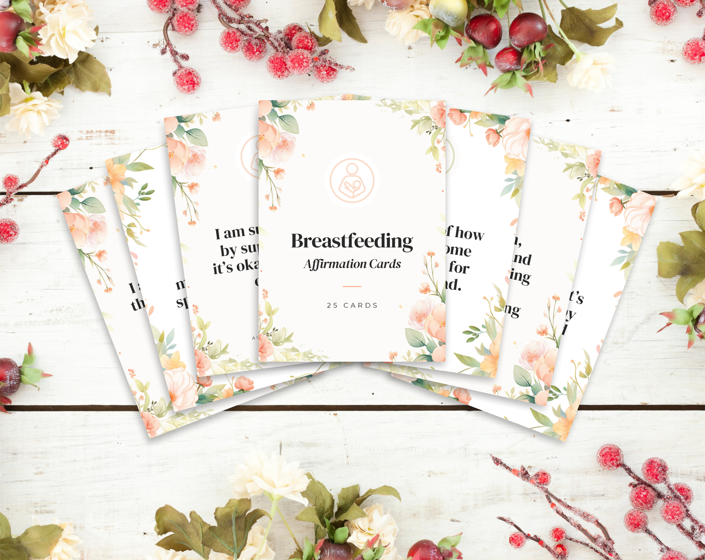 25 Breastfeeding Affirmation Cards