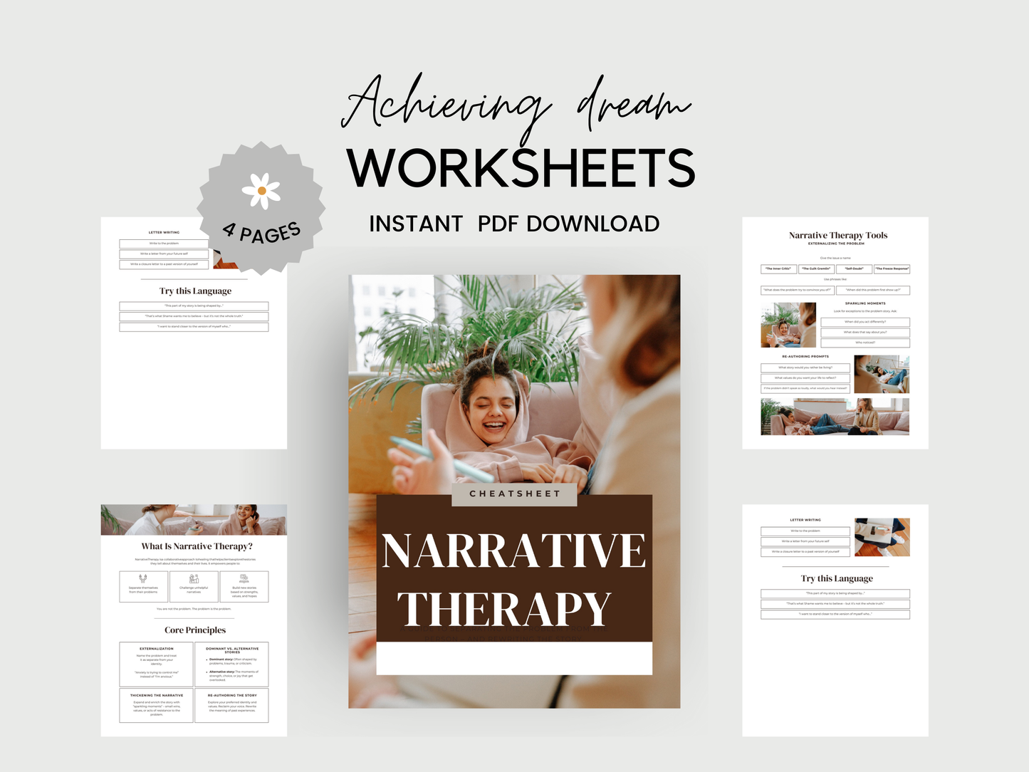 Narrative Therapy Cheat Sheet