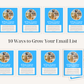 10 Ways to Grow Your Email List