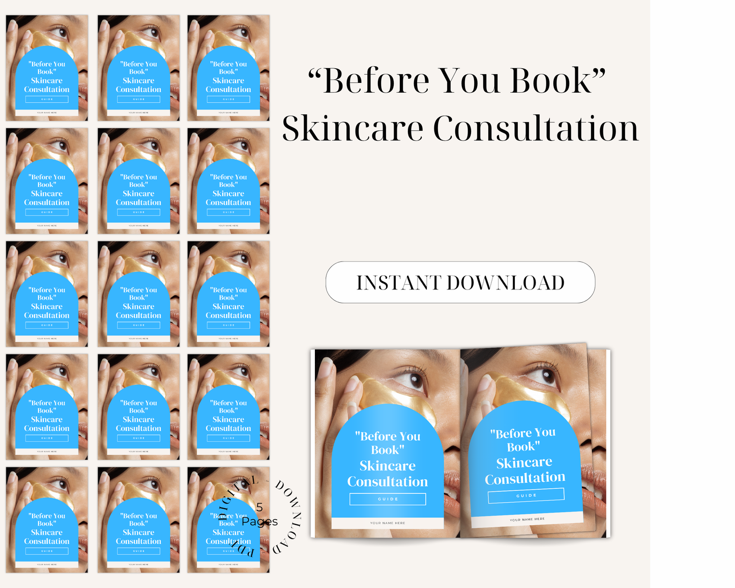 "Before You Book" Skincare Consultation