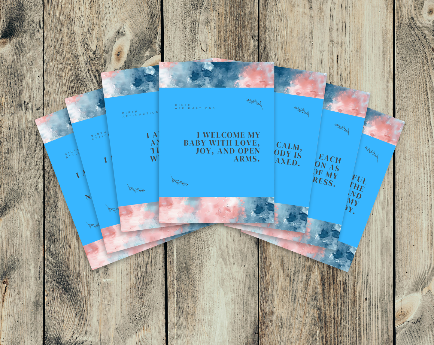 30 Birth Affirmation Cards