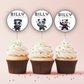 9th Birthday Cupcake Toppers Boy