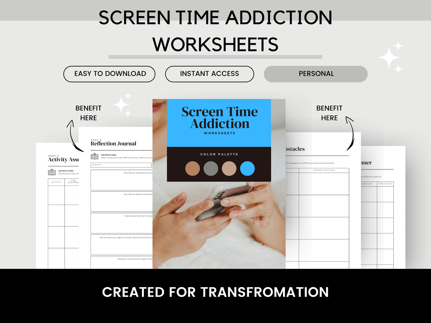 Screen Time Addiction Worksheet