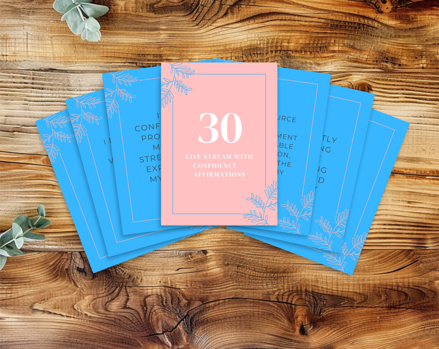 30 Streamer Affirmation Cards