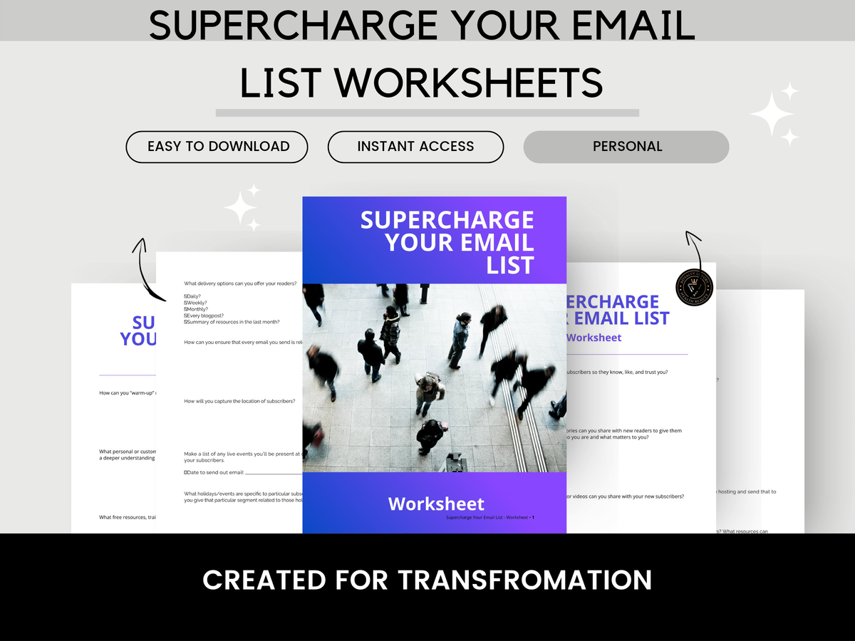 Email Marketing Worksheet