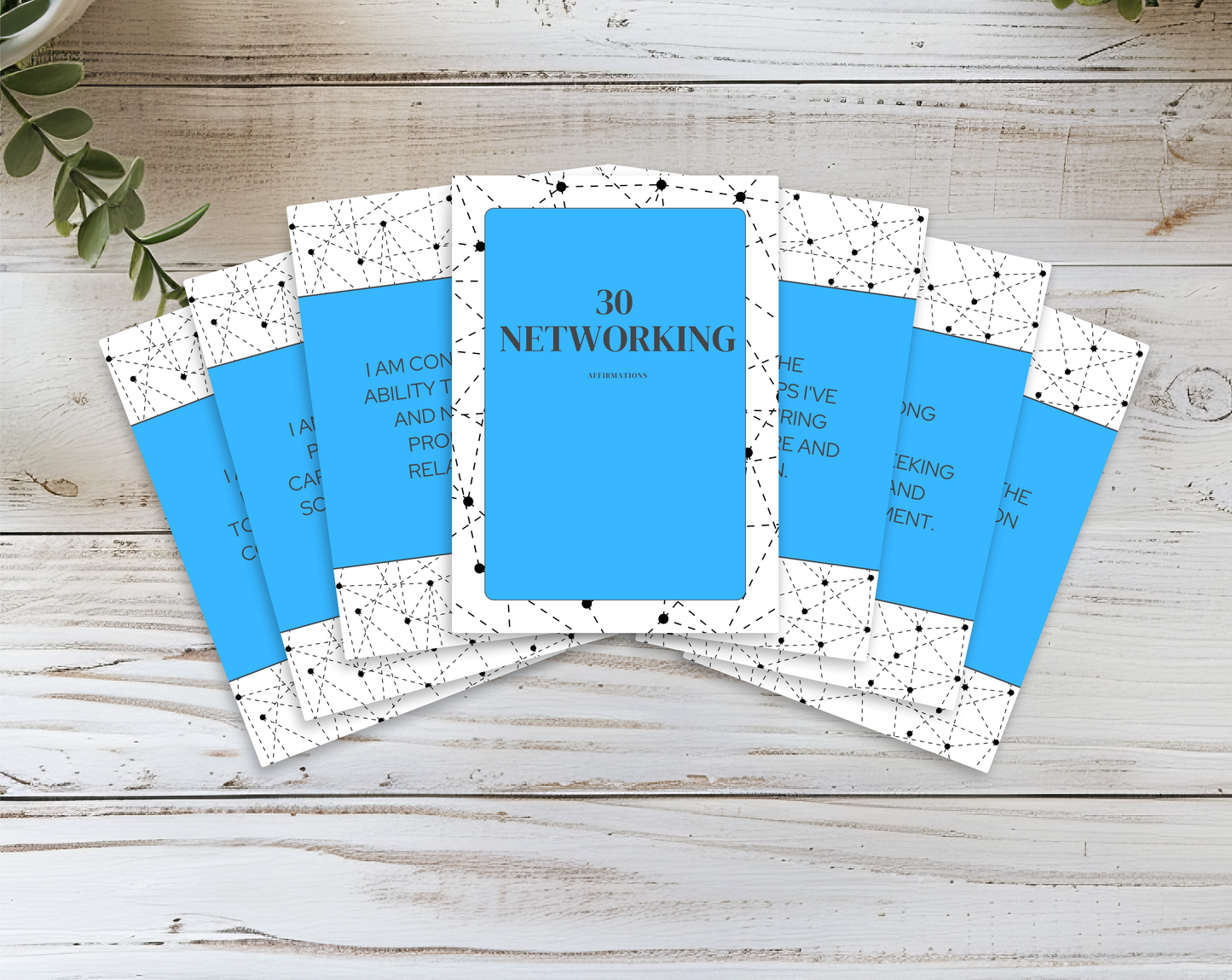 30 Networking Affirmation Cards