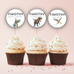 8th Birthday Cupcake Toppers Boy