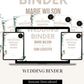 Wedding Binder