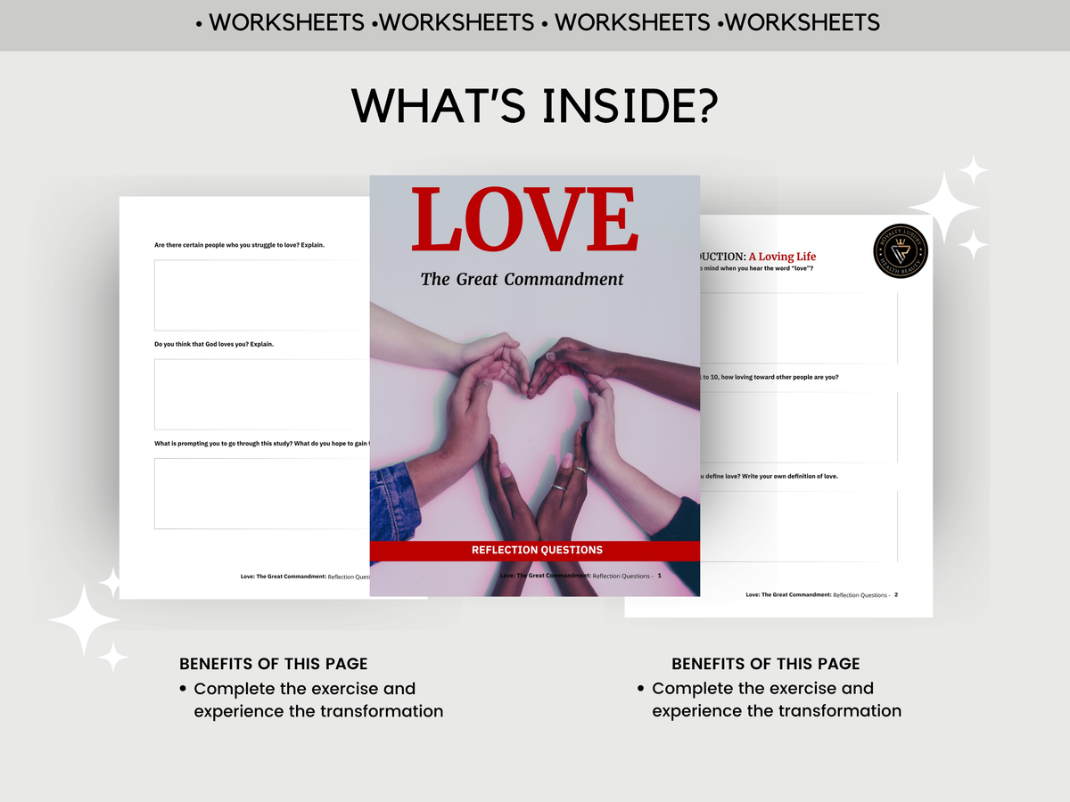 Great Commandment Bible Study Worksheet