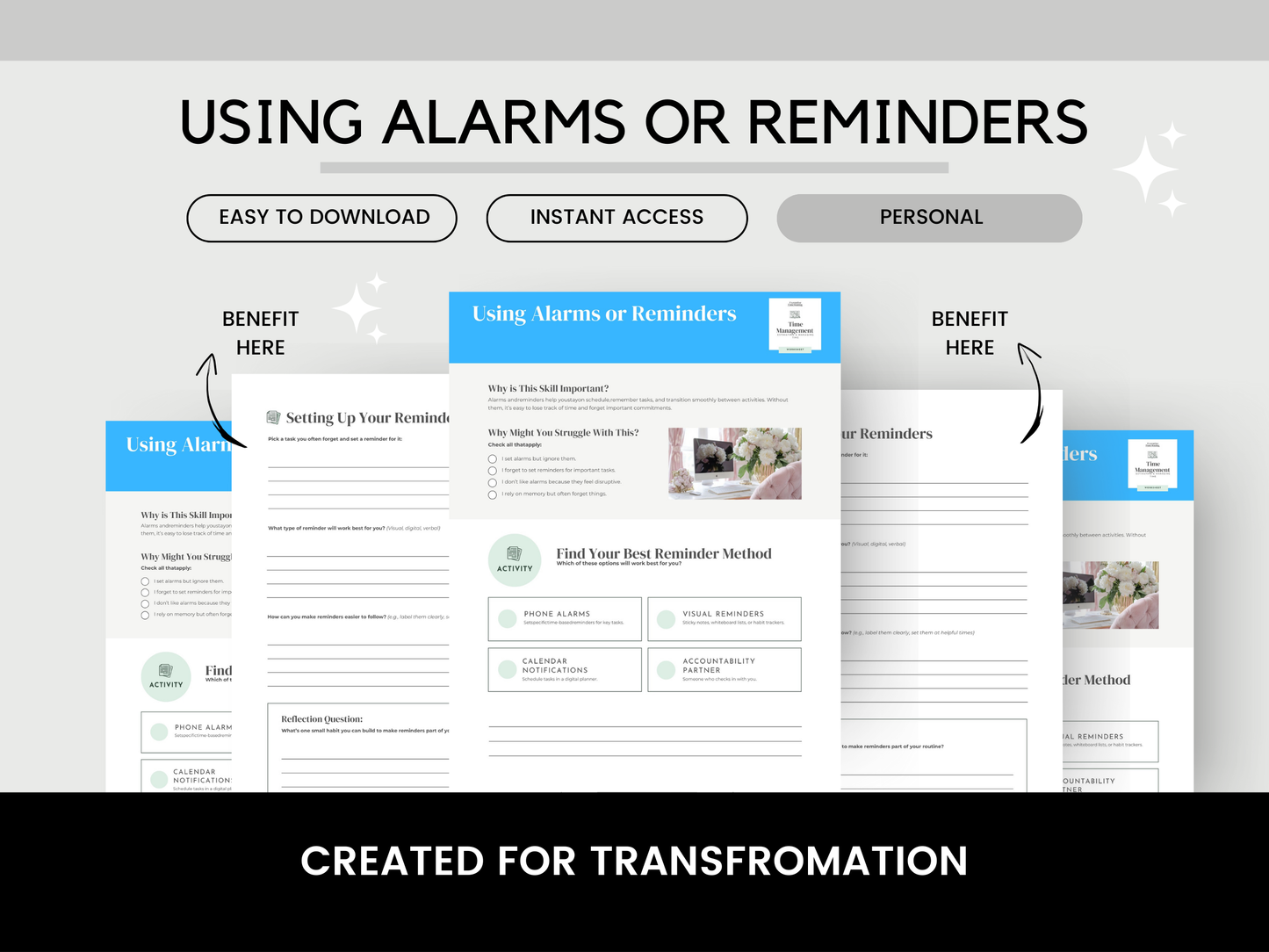 Using Alarms or Reminders