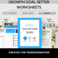 Growth Goal Setter Worksheets