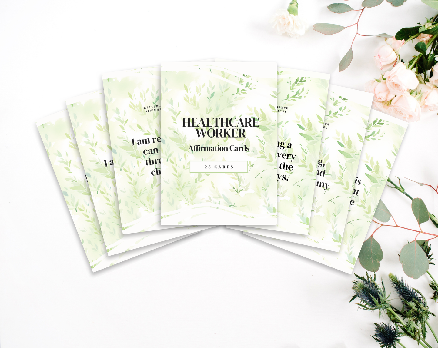 25 Healthcare Worker Affirmation Cards