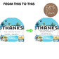 Pool Party Thank You Tags