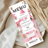8th Birthday Menu