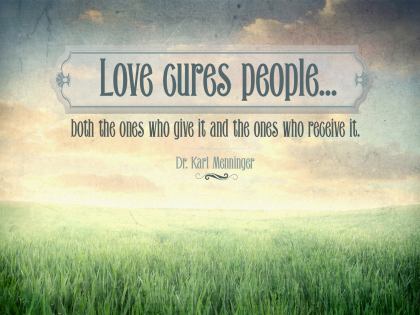 Love Cures People Wallpaper
