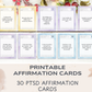 30 PTSD Affirmation Cards