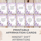 Mindset Shift Affirmation Cards