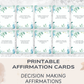 30 Decision Making Affirmation Cards