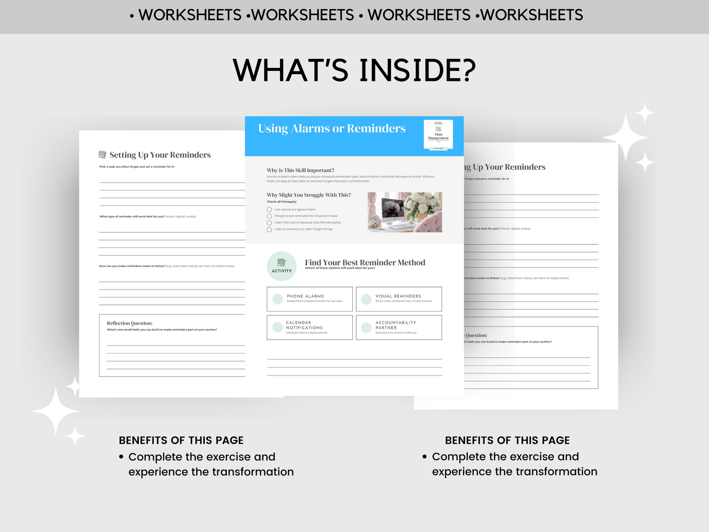 Using Alarms or Reminders