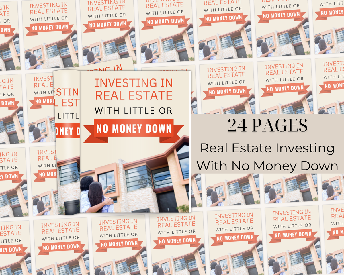 Real Estate Investing With No Money Down