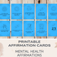 25 Mental Health Affirmation Cards