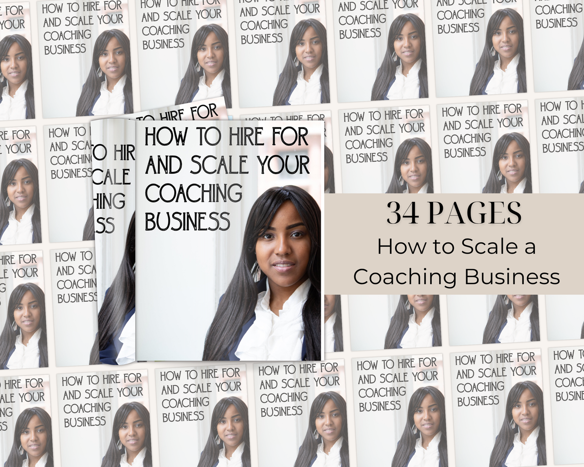 How to Scale a Coaching Business