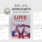 Great Commandment Bible Study Worksheet