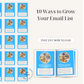 10 Ways to Grow Your Email List