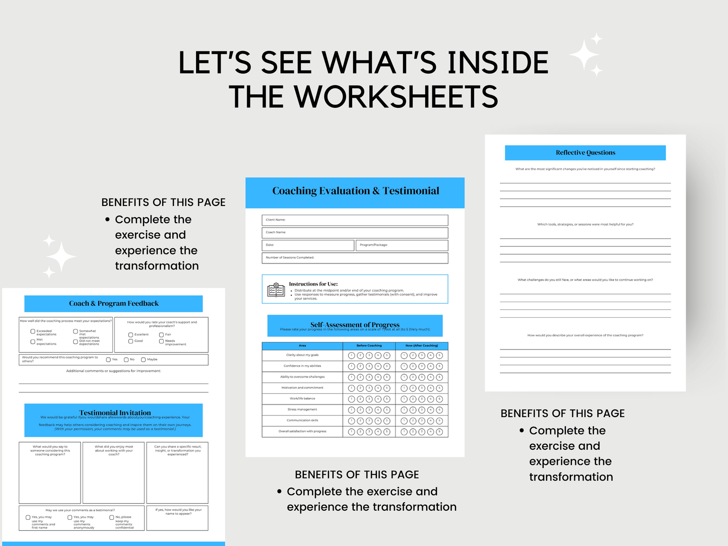 Coaching Evaluation Template